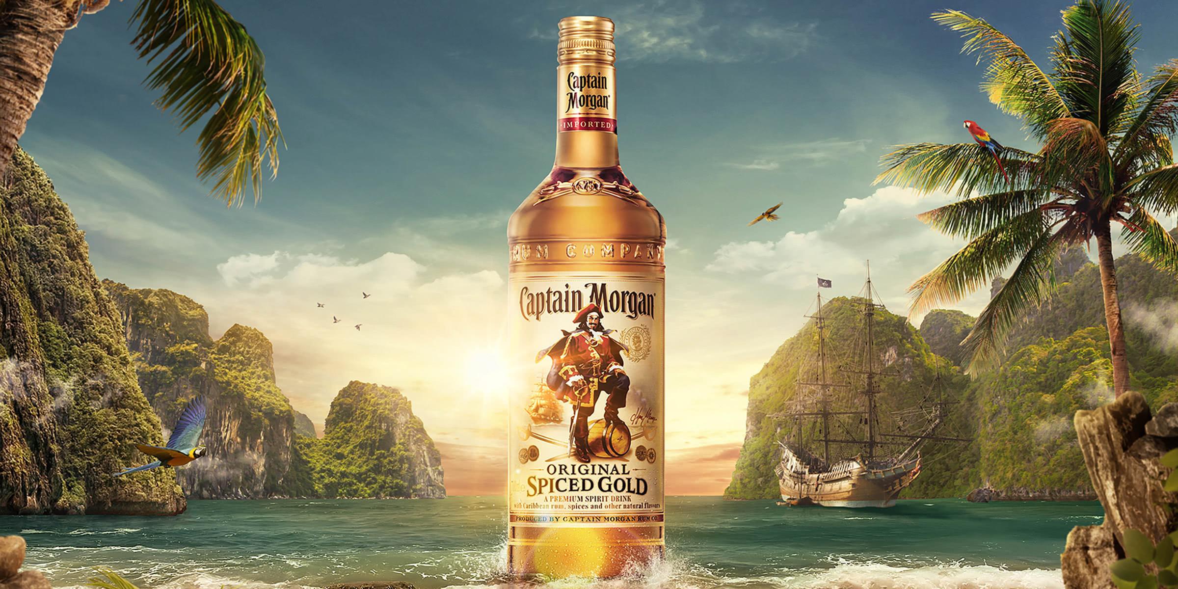 rum captain morgan spiced gold