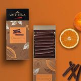 Valrhona Plátky kandizovanej pomarančovej kôry v horkej čokoláde 130g