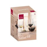 Poháre na víno 680 ml Ballet 4 kusy