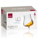 Pohár na rum, whisky a alkohol Universal 6x 0.22L