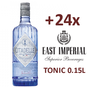 Citadelle Gin 6x 0.70L + 24x East Imperial 0.15L