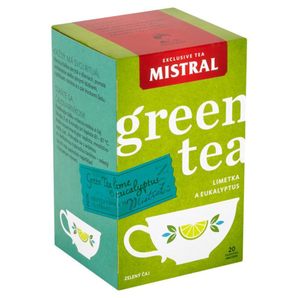 MISTRAL čaj zelený,limetka & eukalyptus HB 30g.