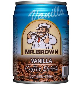 Mr.Brown Vanilla Ľadová Káva plech 24x 0.24L
