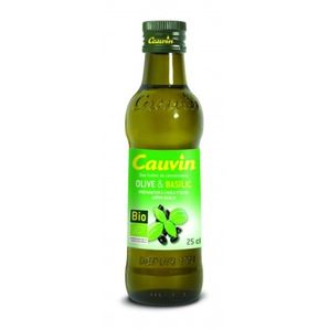 Olej CAUVIN Olivový s bazalkou BIO 0.25L