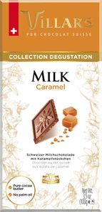 Villars Čokoláda mliečna s karamelom 100g