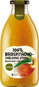 Zdravo Broskyňovo Jablková 6x 0.75L